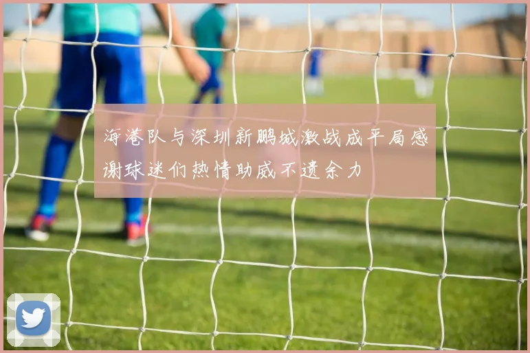 海港队与深圳新鹏城激战成平局感谢球迷们热情助威不遗余力